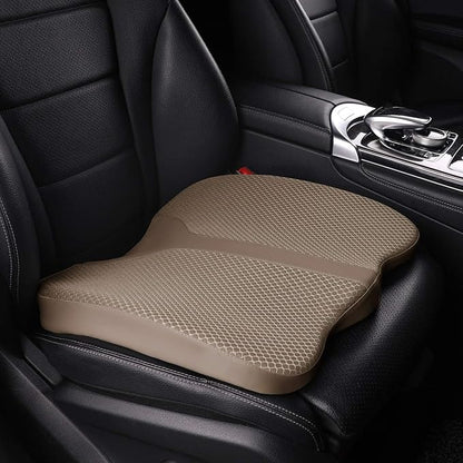 Car Seat Cushion, Comfort Memory Foam Seat Cushion for Driving by LARROUS