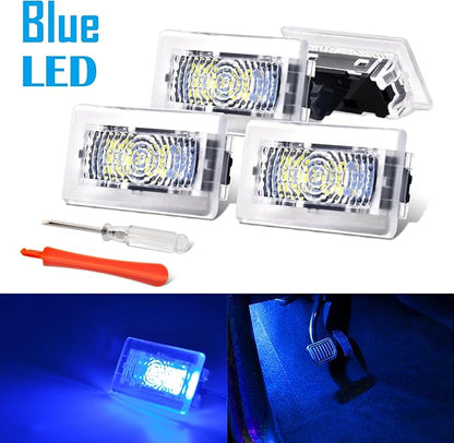 Prutomr Upgrade Replacement Light Kit for Tesla Model 3 X S Y Custom LED Interior Ambient Accessories Lamp for Footwell Trunk Frunk Door Puddle Glovebox Brighten Up Easy DIY Install (Blue) - Image 6