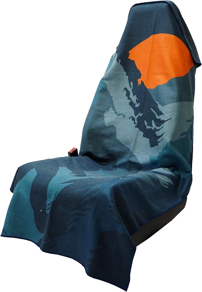 Sprints Athletic Running Towel, Full-Sized, Car Seat Cover - Performance Microfiber (Sasquatch Habitat) by Sprints