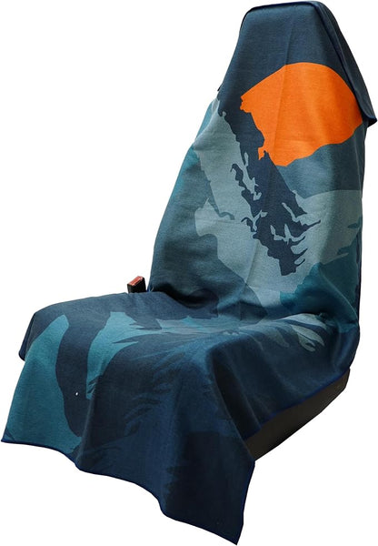 Sprints Athletic Running Towel, Full-Sized, Car Seat Cover - Performance Microfiber (Sasquatch Habitat) by Sprints
