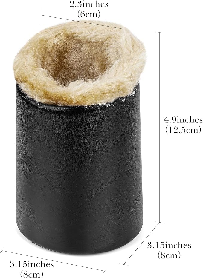 Linkidea Extra Large Sunglasses Stand for Car Cup Holder, Plush Lined Leather Eyewear Storage, Scratch Protection - Image 4