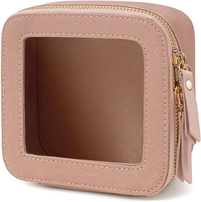 Travel Clear Makeup Bag Set, TSA Approved Cosmetic Bag Case with Zipper Portable Makeup Pouch Toiletry Bag Traveling Cosmetic Organizer Storage Bag Car Organizer Car Essentials by FFpaw