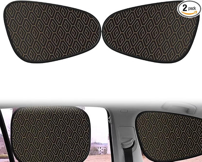 2-Pack Universal Car Side Window Sun Shades, 2026 New Side Automotive Window Sunshades, Gel Electrostatic UV Protection Sunshade Car Shades for Side Windows (Curved (2 Pack)) by xieJY