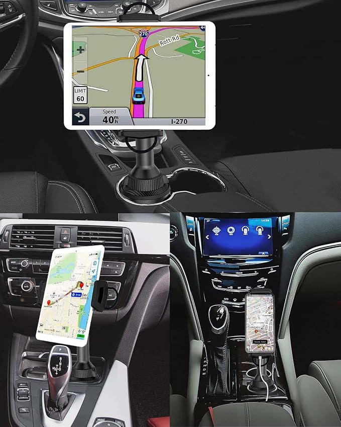 APPS2Car Solid Cup Holder Tablet Mount for Car, iPad Car Mount for Truck (Pack of 2) - Image 9