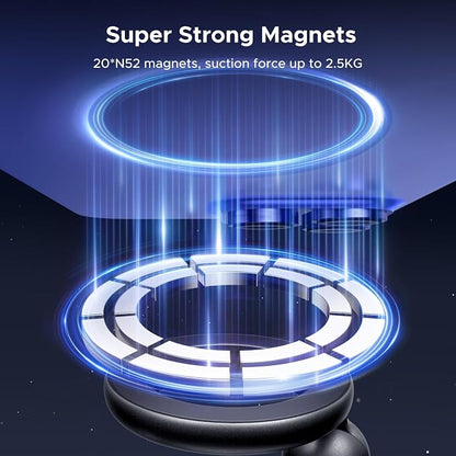 UGREEN Phone Mount for Magsafe Air Vent Car Mount Magnetic Never Block Phone Holder Strengthen Magnetic Power Compatible with iPhone 17 16 15 Pro Max 14 13 12 Pro Mini MagSafe Case - Image 2