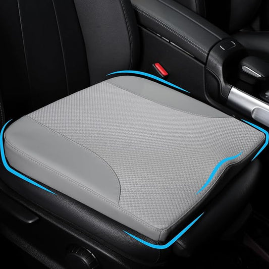 Allaboutsla Car Seat Cushion, Car Seat Cushions for Long Driving | Comfortable Memory Foam Driver Seat Cushion, Automotive Seat Cushions, Butt Pillow for Car,Truck, Office Chair, Gray by Allaboutsla