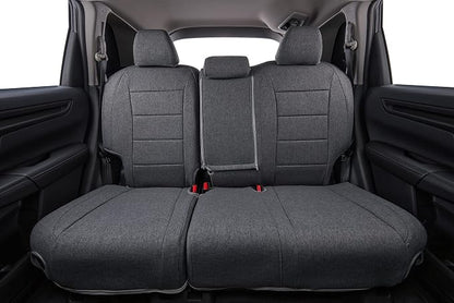 coverdream CRV Seat Covers Custom Fit for 2015 2016 Honda CRV LX,EX,SE,EX-L,Touring,Full Coverage,Airbag Compatible,Polyester Car Seat Protector(Full Set,Gray) - Image 2