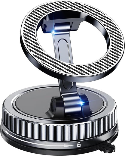 Car Phone Holder for Magsafe [2026 89+LBS Suction & 3700gf Magnetic] 360° Adjustable Cell Phone Mount, Phone Holders for Your Car Dashboard Windshield Speaker Installation for iPhone 17-12 by Chiclish