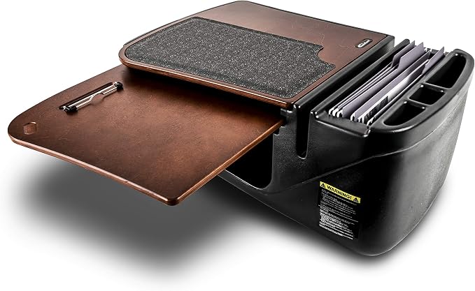 AutoExec AE-GMCD-21M GripMaster Car Desk for Your Vehicle Workstation and Mobile Office, Mahogany - Image 2