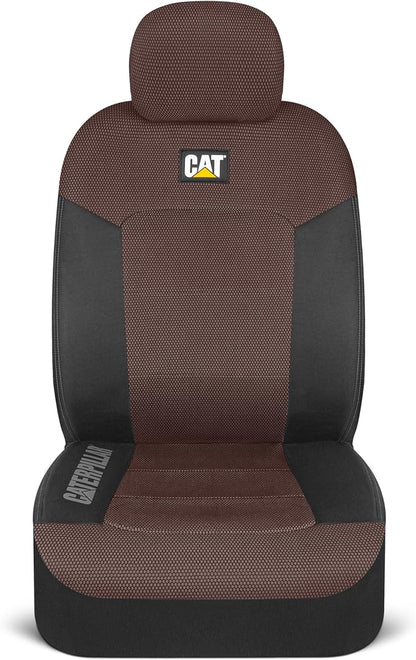 CAT MeshFlex Universal Front Seat Covers for Trucks, Cars, & SUV - Brown | Airbag Compatible Interior Protection for Trucks, Suv, and Cars – (2) Front Seat Protectors Automotive and Truck Accessories - Image 7