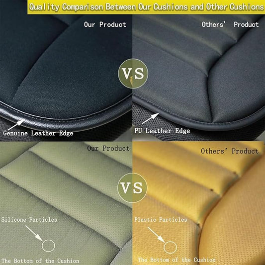 Car Seat Cushion Pad for Home Use Car Driver Seat Office Chair Memory Foam Seat Cushion - Image 2