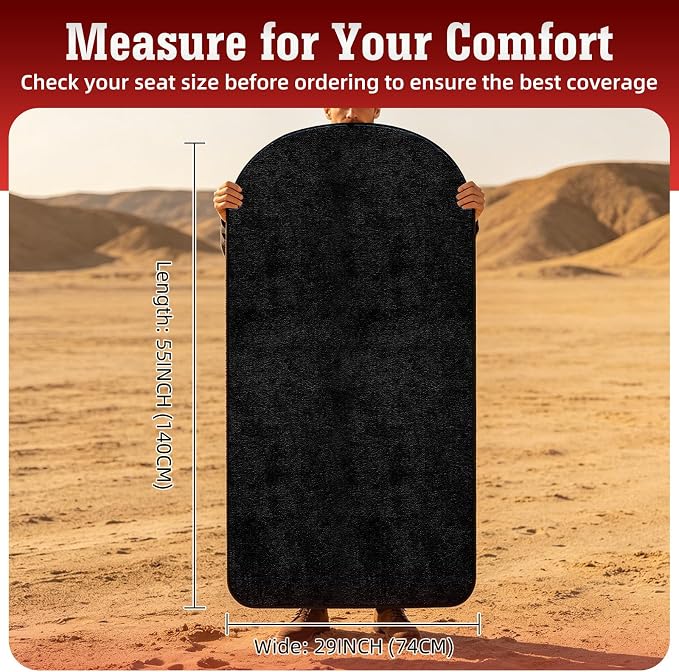 Car Seat Cover Towel GRS Certified Recycled, Waterproof & Washable, Non-Slip Universal Fit for Cars SUVs, Sweat Protection for Gym, Kids, Pets & Travel (Black, 2 Pack) - Image 4