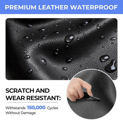 1:1 Custom Car Seat Covers Fit for Toyota RAV4 2019-2025 2026 | Fit for RAV 4 LE, XLE, XLE Premium, Limited Full Set Faux Leather Waterproof Seat Protectors(5-Seater, Black) - Image 7