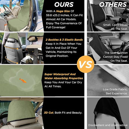 Waterproof Car Seat Cover Towel | Sweat-proof, Universal Fit for SUV & Truck, For Gym, Yoga, Pets, Workout, Beach, Microfiber Fabric, Machine Washable - Image 6
