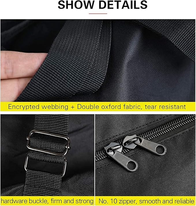 Rhinowalk 20/26inch Folding Bike Bag Waterproof Biycle Travel Case Carrying Case Outdoors Bike Transport Bag for Car Train Air Travel - Image 7