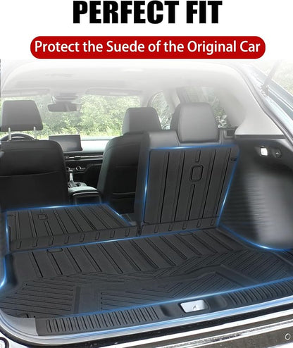 Cargo Liner Compatible with 2023-2026 HR-V / 2026 Acura ADX Trunk Mat Cargo Mat Back Seat Cover Protector(Backrest Mats+Cargo Liner) - Image 2