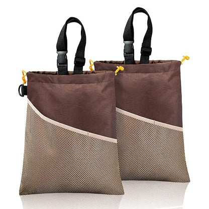 GNEGNI 2PCS Hanging Car Garbage Can - Waterproof Leakproof Trash Bag | Car Trash Can with Durable Leakproof Lining, Keeps Vehicle Clean and Neat by GNEGNI