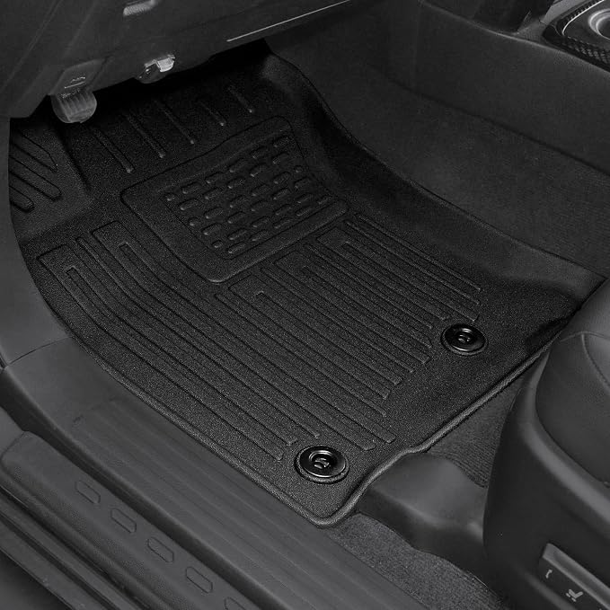 Floor Mats for 2013-2024 Toyota 4Runner Accessories | w/o Sliding Cargo Tray, Full-Coverage Set with Cargo Liner & Backrest Protector, Odorless TPE, All-Weather Protection - Image 2