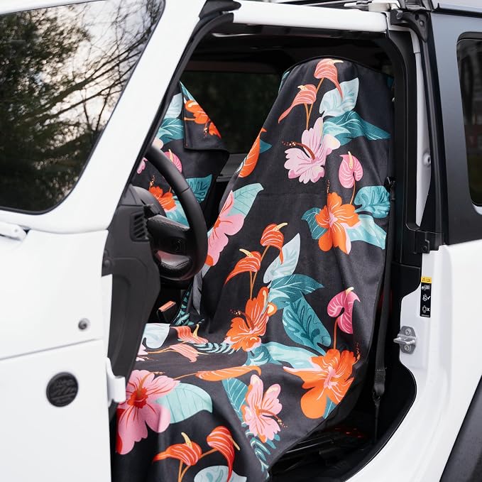 Sprints Athletic Running Towel, Full-Sized, Car Seat Cover - Performance Microfiber (Moonrise in Maui) - Image 6
