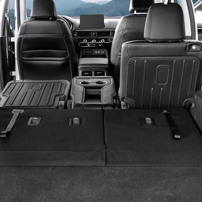 Kick Mats Backrest Mats for Honda Pilot 2026 2023-2025 | (for Acura MDX 2022-2026), All Weather 2nd Row Seat Back Cover Protection Replacement, Odorless TPE Material, Easy to Clean - Image 8