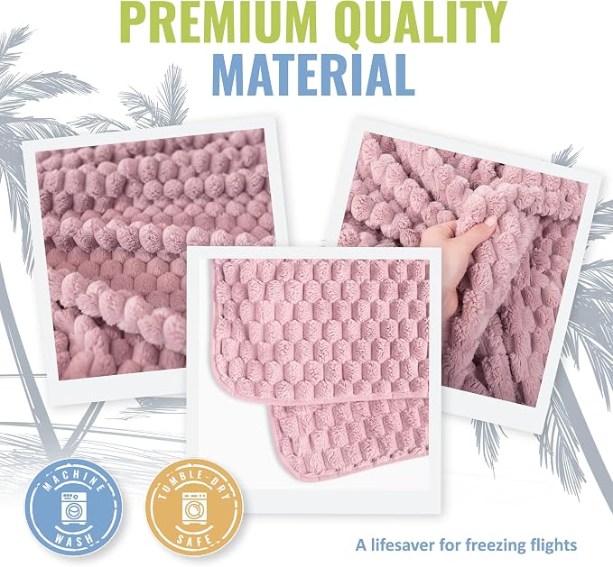 BOACAY Packable Travel Blanket for Airplane, Car - Compact Office Blanket - Portable Pillow for Adults, Kids with Case, Luggage Sleeve, Backpack Clip - Image 5