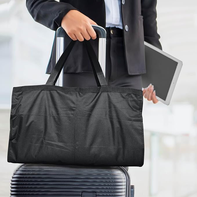 Lazebox 54" Travel Garment Bag with Accessories Zipper Pocket, Heavy Duty Suit Bag for Suits, Tuxedos, Dresses, Coats, Black, 1 pack - Image 7