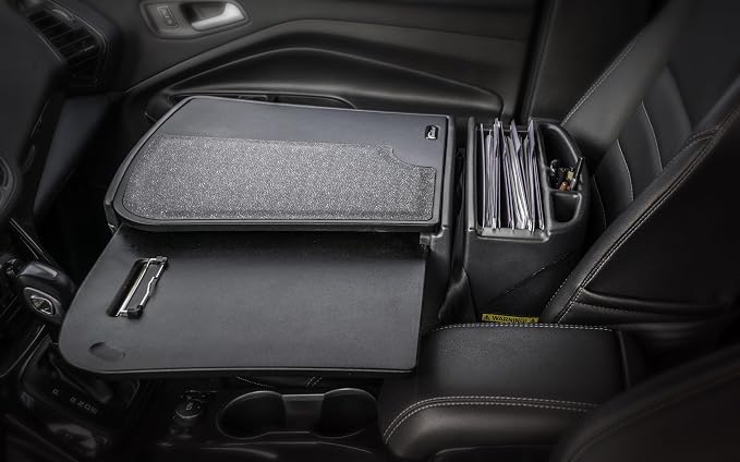 AutoExec GripMaster Car Desk for Your Vehicle Workstation and Mobile Office, Black - Image 6