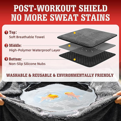 Towel Car Seat Covers for Sweat Protection, GRS Certified Recycled Microfiber Absorbent Front Seat Protector, Non-Slip Washable Universal Fit for Sedans SUV Minivans(2 Pack,Gray) - Image 4