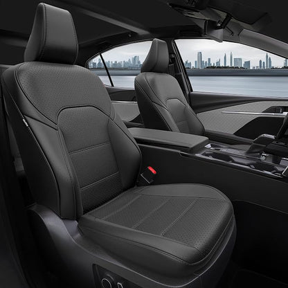 Custom Seat Covers for Toyota Camry 2025 2026 Hybrid, Black | Only Fit for Camry XLE/XSE 2025-2026 , Full Coverage, Faux Leather, Protective, Scratch-resistant, Easy-clean by FEINEPRO