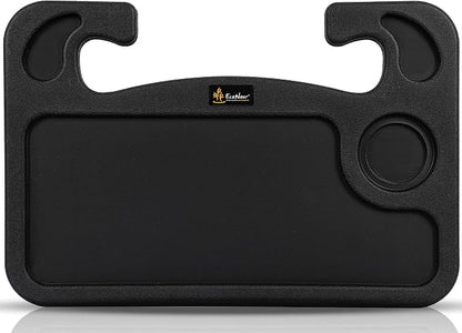 EcoNour Car Tray for Laptop Mount with Pen Holder | Food Tray for Eating with Drinks Holder | Car Tray for Laptop Mount with Pen Holder | Food Tray for Eating with Drinks Holder | Multipurpose Travel Car Accessories by EcoNour