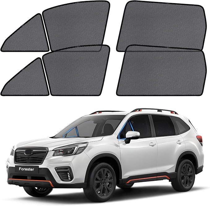 ZATOOTO Subaru Forester Sun Shade 2019-2024, UV Heat Protection | 99% UV Block, Heat Reduction, Camping Privacy, Strong Magnets, Baby Pet Protection, Road Trip Comfort, Easy Install - Image 9
