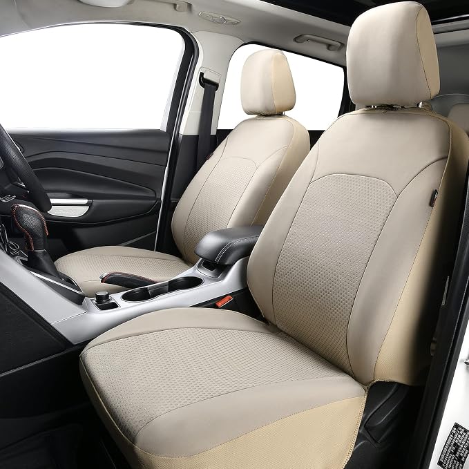Flying Banner Car Seat Covers Front Seats Rear Bench Polyester car seat Protectors Easy installations Rear Bench Neoprene Split Classic Man Lady Truck - Image 2