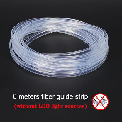Fiber Optic Waterproof Car Side Glow LED Illumination Optic Fiber Band Car Interior Atmosphere Neon Cold Lights 6 Meters (19.69ft) - Image 2