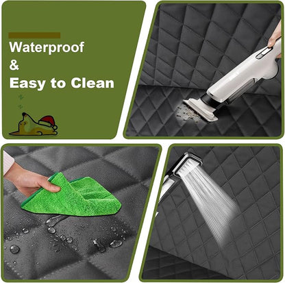 2 Packs Car Front Seat Cover for Dogs, Waterproof Pet Car Seat Protector, Nonslip Scratch-Proof Dog Seat Cover for Cars, Trucks & SUVs - Image 4