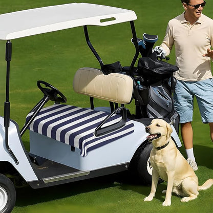Golf Cart Seat Covers Club Car Golf Cart Accessories for Men Women Golf Carts Seat Towel Blanket 2-Seat Golf Cart Decorations - Image 7