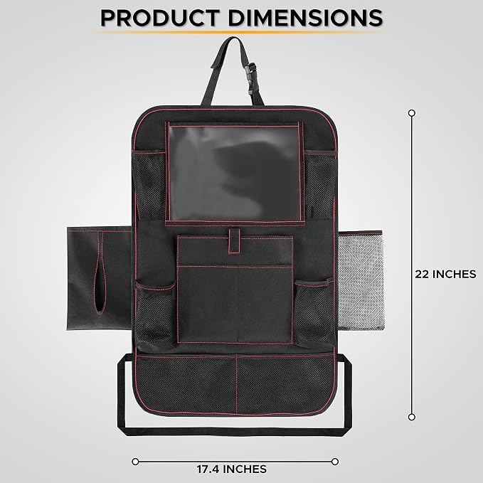 EcoNour Car Kick Mats Back Seat Protector - Image 7