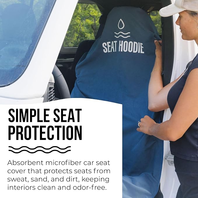 Premium Microfiber Car Seat Towel Cover (Taro Purple) | Keep Your Seats Clean & Dry - Machine Washable, Universal Fit Protects Against Sweat, Wet Gear & Sandy Beach Trips - Image 2