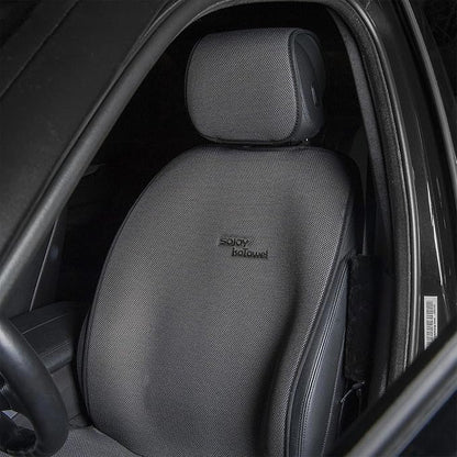 Car Seat Cover Towel - Sweat-Proof Microfiber Seat Protector for Gym Workout & Beach - Quick Dry Non-Slip Universal Fit Front Seat Towel Cover with Headrest Cover (Black) - Image 8