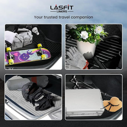 LASFIT Cargo Mat for Dodge Charger Daytona EV 2-Door 2024-2026 | Not Fit Gas or 4-Door Models, All Weather TPE Custom Fit Cargo Trunk Liner Accessories, Black - Image 8
