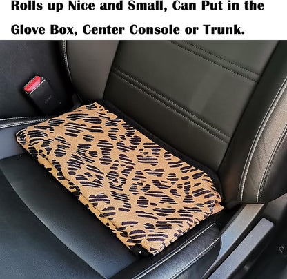Car Seat Cover Protector Front Seats,for Gym Workout,Running,Swimming,Beach and Hiking,Waterproof Sweat Towel Bucket Seat Covers for Cars SUV Trucks (Leopard, 2Pcs) - Image 7
