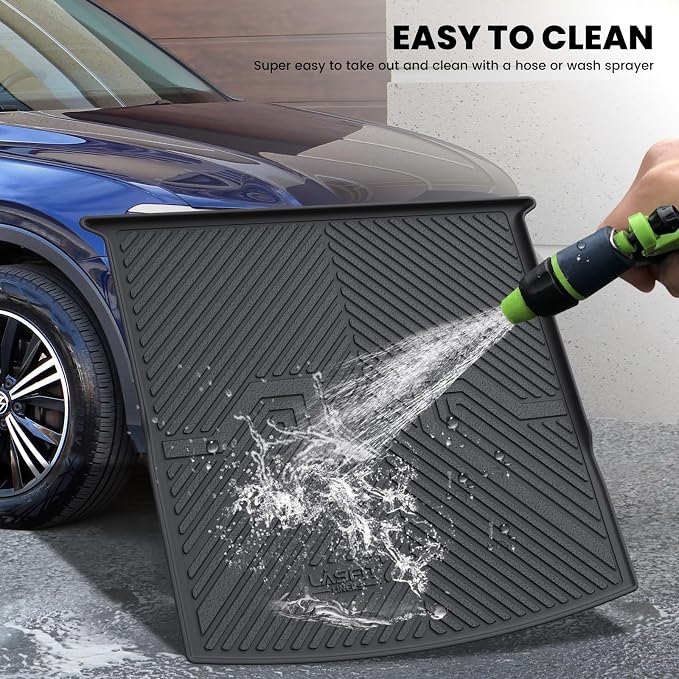 LASFIT Cargo Trunk Liner for Volkswagen Tiguan 2018-2024, 5-Seat | Custom-fit Premium TPE trunk tray Liner for 5-seat, all-weather cargo protection, Trunk Mat Trunk Liner, Easy to Clean - Image 6