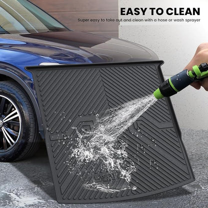 LASFIT Cargo Trunk Liner for Volkswagen Tiguan 2018-2024, 5-Seat | Custom-fit Premium TPE trunk tray Liner for 5-seat, all-weather cargo protection, Trunk Mat Trunk Liner, Easy to Clean - Image 6