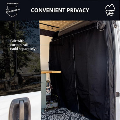 VanEssential Insulated Privacy Curtain - Dodge Ram Promaster - High Roof - Image 6
