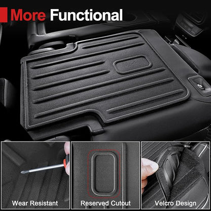 Kick Mats Backrest Mats for Honda Pilot 2026 2023-2025 | (for Acura MDX 2022-2026), All Weather 2nd Row Seat Back Cover Protection Replacement, Odorless TPE Material, Easy to Clean - Image 2