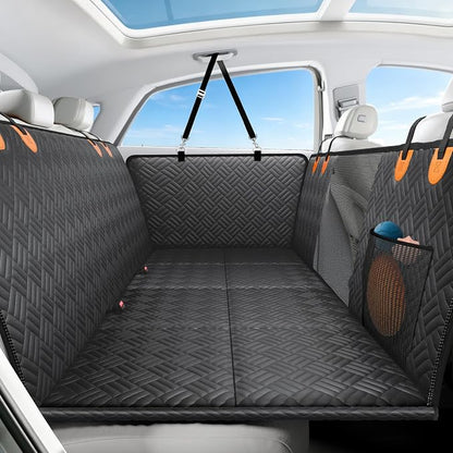 PROZAR Dog Car Seat Cover for Back Seat, Hard Bottom Back Seat Extender | Back Seat Pet Cover for Dogs - Supports 400lbs, Waterproof Heavy Duty Scratch Resistant, Dog Hammock for Car, SUV & Trucks by Unknown