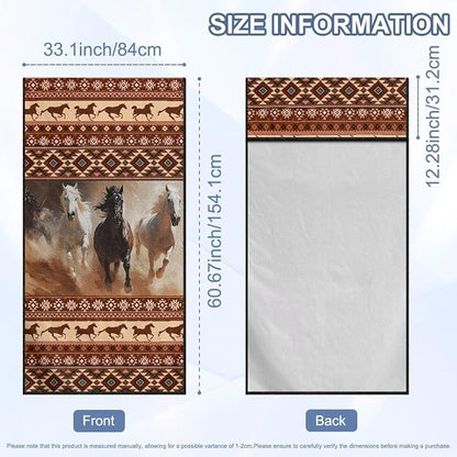 SEANATIVE Western Horse Print Car Accessories Sweat Towel Seat Cover Protectors Universal Fit for Car Truck SUV Seat for Dog & Kid Workout Outdoor OR Sport Activities - Image 7