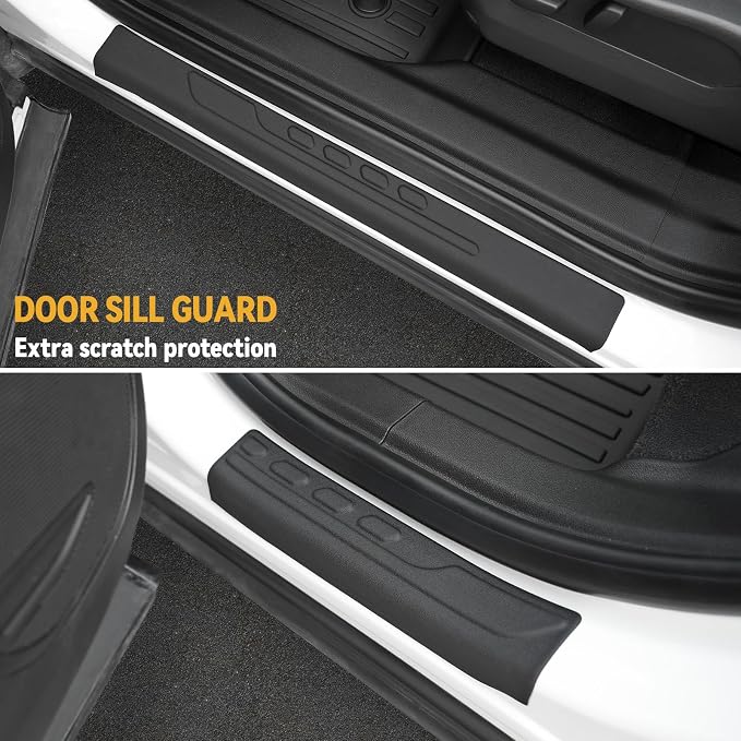 Floor Mats for 2021-2026 Buick Envision Accessories | Full-Coverage Mats Set with Integrated Cargo Liner & Backrest Mat, Odorless & Durable, All-Weather Protection, 3D Laser Fit - Image 5