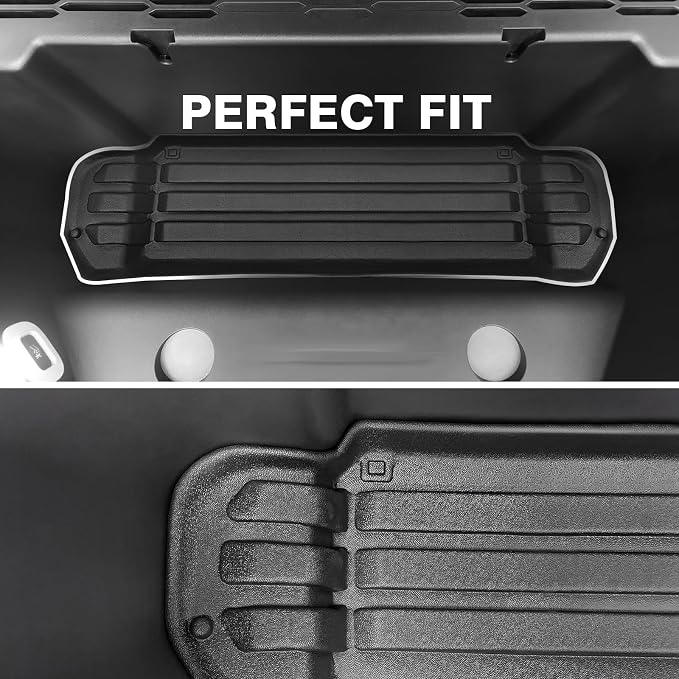 BestEvMod Vehicle Mat Cargo Liner Compatible with Mach-E 2024 Accessories All-Weather Front Trunk Frunk Rubber Cargo Liner (Frunk Mat 2024) - Image 4