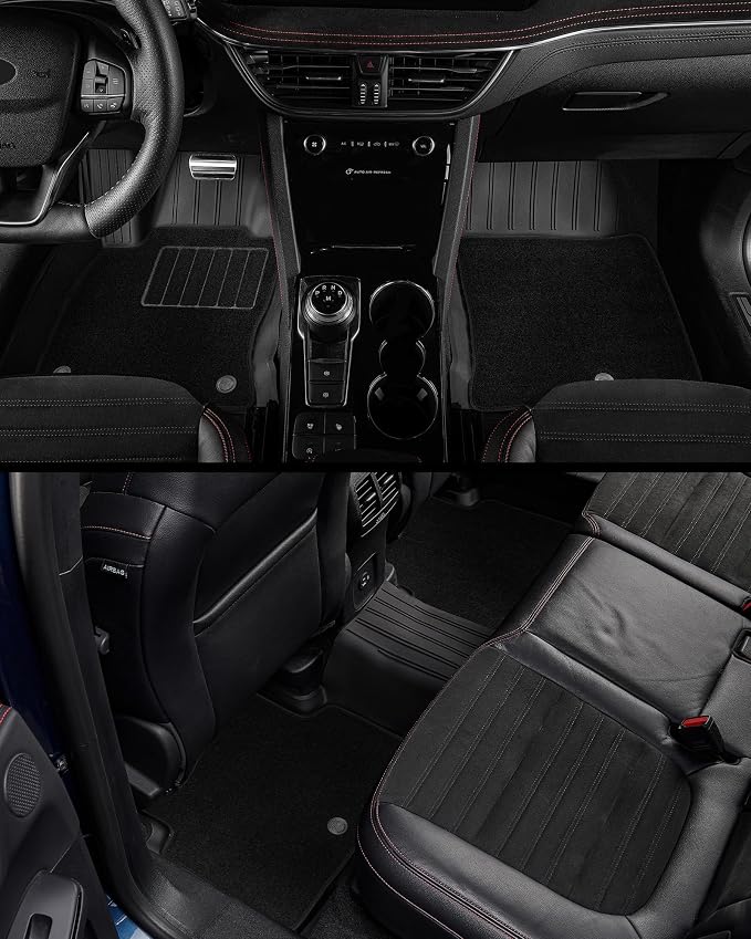 3W Floor Mats & Cargo Liner for Tesla Cybertruck 2023 2024 2025 2026 | with Carpets All Weather Waterproof Heavy Duty Accessories Custom Fit Double Layer Floor Liners & Sub Storage Trunk Mat - Image 3