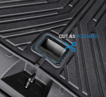 Cargo Mat for Chevy Traverse 2018-2023 Accessories | Also for 2024 Traverse Limited, Cargo Liner & Rear Seat Back Protector, All Weather TPE, Non Slip & Odorless & Scratch Proof - Image 7